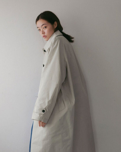 【2月上旬入荷次第お届けのご予約】anuke（アンヌーク） Soutiencollar Twill Coat 62710001.