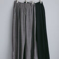 【4月下旬入荷次第お届けのご予約】anuke（アンヌーク） Woolchambray Tuck Pants 62710717.
