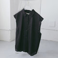 【4月下旬入荷次第お届けのご予約】anuke（アンヌーク） Woolchambray Sleeveless Shirts 62710405.
