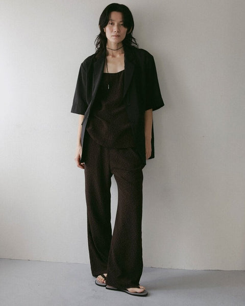 【4月下旬入荷次第お届けのご予約】anuke（アンヌーク） Dot jacquard Rough Pants 62710716.
