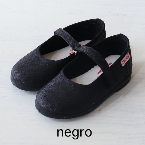 Cienta Kids Velcro Shoes (Ballet Shoes) 500A-000 