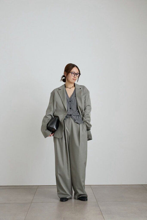 【4月中旬入荷次第お届けのご予約】anuke（アンヌーク） Vneck Botton Vest 62710521.