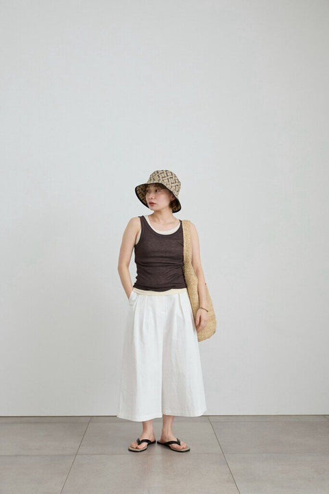 【4月上旬入荷次第お届けのご予約】anuke（アンヌーク） Tuck Bermuda Pants 62710705.