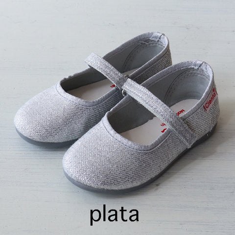 Cienta Kids Velcro Shoes (Ballet Shoes) 500A-000 