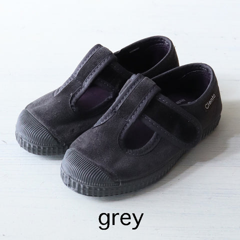 Cienta Kids T-Strap Shoes Velour Shoes (Sneakers, One Strap) 977-075 