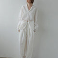 【3月下旬入荷次第お届けのご予約】anuke（アンヌーク） Cutwork Opencollar Shirts 62710419.