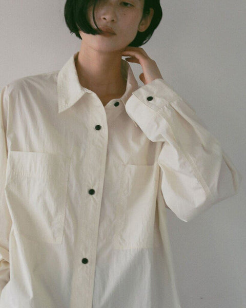【2月中旬入荷次第お届けのご予約】anuke（アンヌーク） Work Over Shirts 62710415.