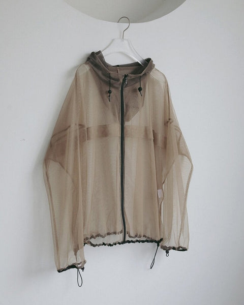 【4月上旬入荷次第お届けのご予約】anuke（アンヌーク） Tulle Zip Blouson 62710203.
