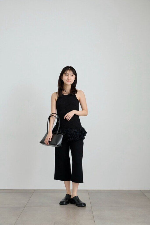 【3月中旬入荷次第お届けのご予約】anuke（アンヌーク） Back Satin Capripants 62710718.
