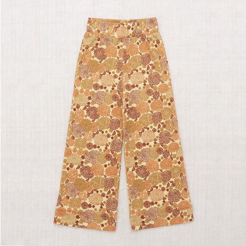 【W-d1】Misha&Puff（ミーシャアンドパフ）2024AW A-Pant -Acorn Chrysanthemum- パンツ