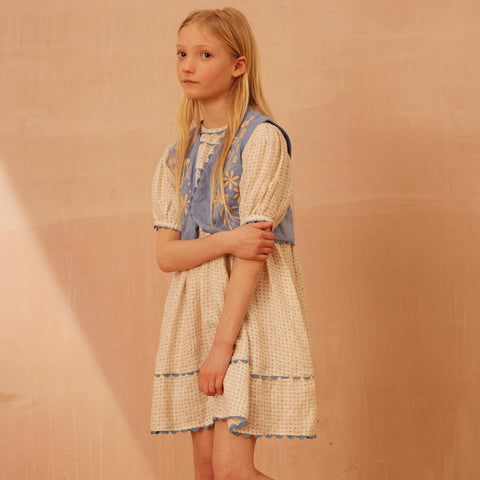 Apolina 2024AW Mia Dress - Almond - Kids Dress