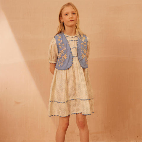 Apolina 2024AW Mia Dress - Almond - Kids Dress