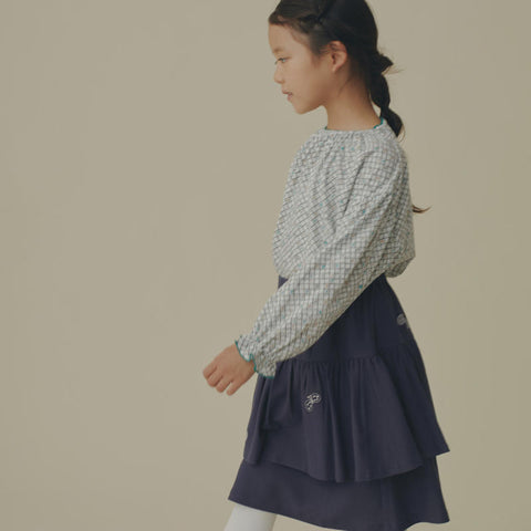 ・mina perhonen（ミナペルホネン） 24AW tuike -green-  プルオーバー  ACA8429P、ACA8430P.