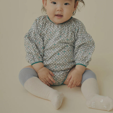 mina perhonen 24AW duo baby and kids knee-high socks ACA7238P