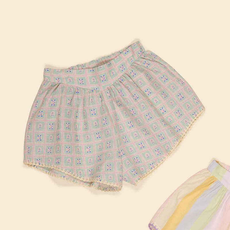 Apolina（アポリナ）2026SS ALICE SHORTS - rosepanel mint - ショート