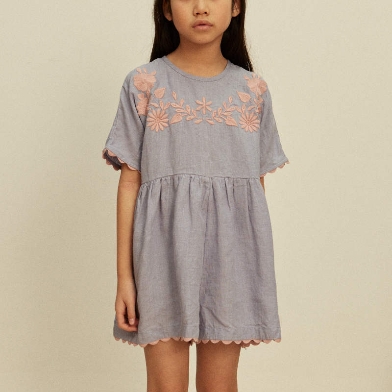 Apolina（アポリナ）2026SS ALMA PLAYSUIT - blue-lilac - プレイ