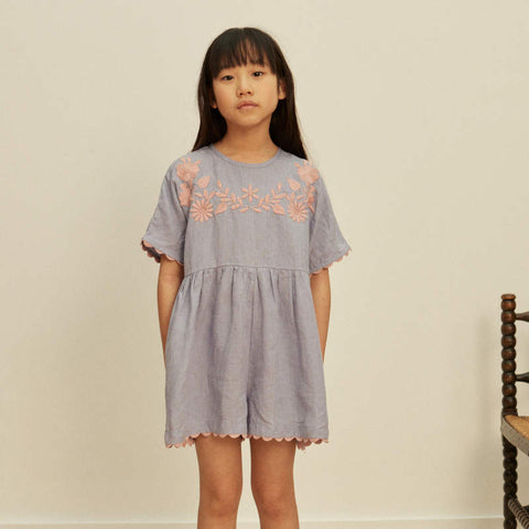 Apolina 2024AW Mia Dress - Almond - Kids Dress