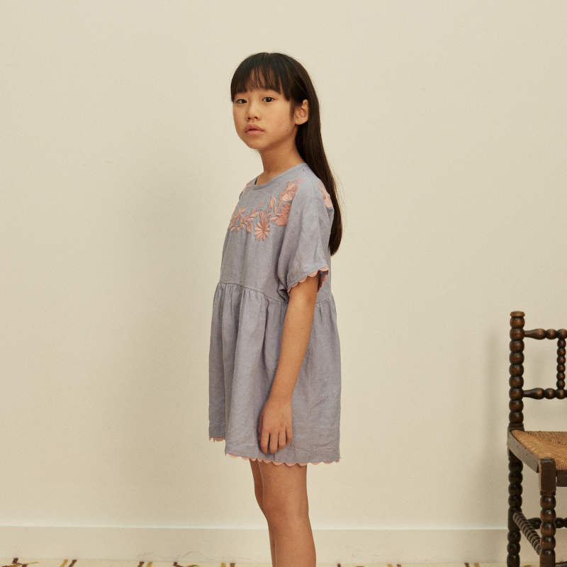 Apolina（アポリナ）2026SS ALMA PLAYSUIT - blue-lilac - プレイ
