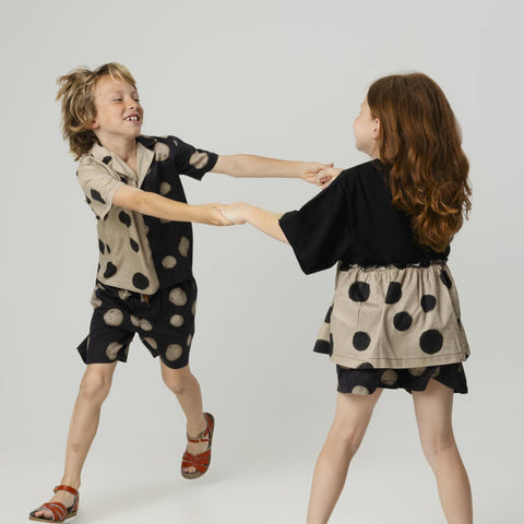 WOLF&amp;RITA 2023SS LURDES SKIRT Flared Skirt BLACK GARDEN