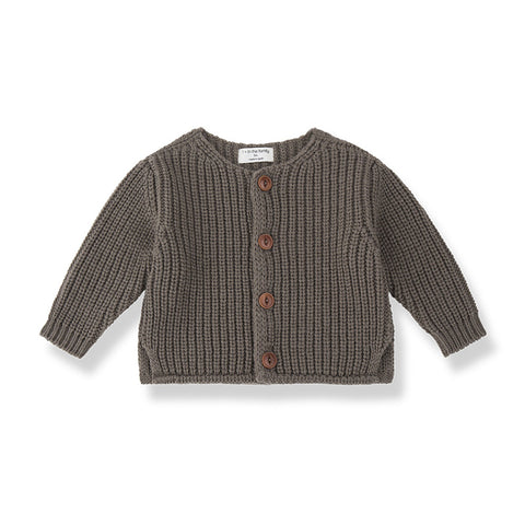 1 + in the family（ワンモア イン ザ ファミリー） 2026AW  ANTIBES-bb  -dark-taupe-  cardigan カーディガン.