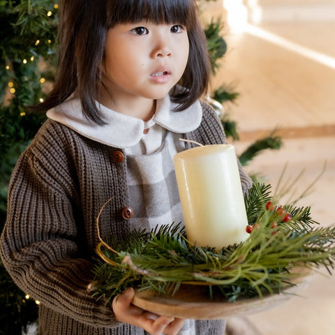 1 + in the family（ワンモア イン ザ ファミリー） 2026AW  ANTIBES-bb  -dark-taupe-  cardigan カーディガン.