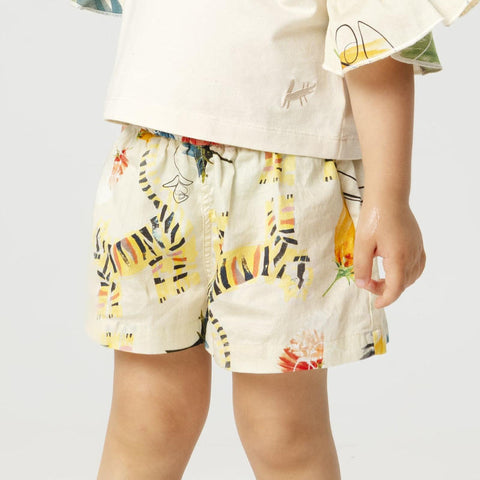 WOLF&RITA（ウルフアンドリタ） 2026SS 2026SS AUGUSTO SHORT PANTS -dandelion- ベビーショートパンツ