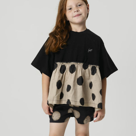 WOLF&RITA（ウルフアンドリタ） 2026SS AUGUSTO SHORT PANTS -polka black- ショートパンツ