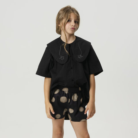 WOLF&RITA（ウルフアンドリタ） 2026SS AUGUSTO SHORT PANTS -polka black- ショートパンツ