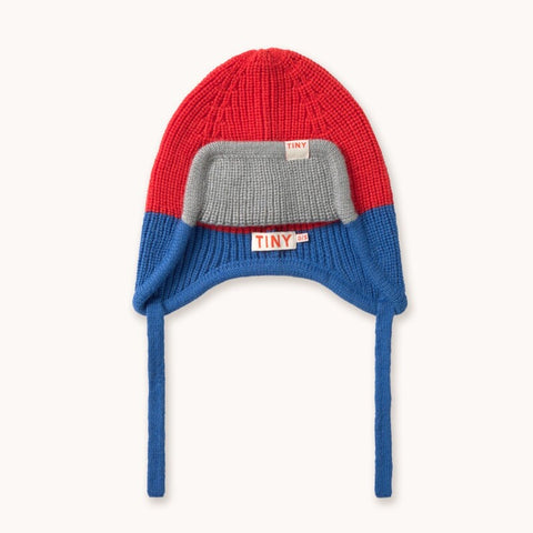 【D1】TINYCOTTONS / タイニーコットンズ2025AW  Color Block Earflap beanie ベビー イヤーフラップビーニー