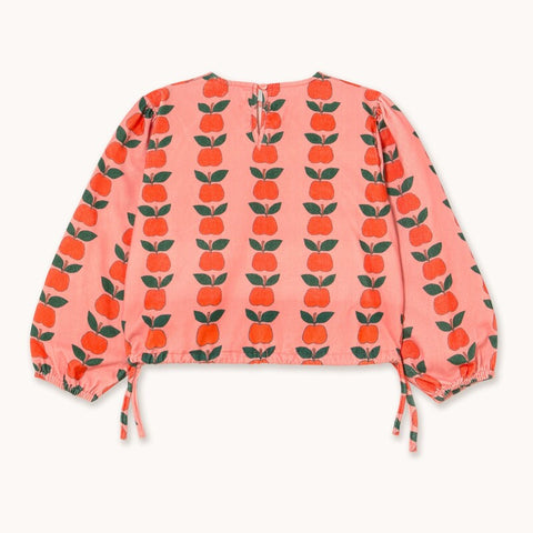 【D2】TINYCOTTONS / タイニーコットンズ2025AW    Apples Blouse キッズりんご柄ブラウス