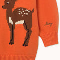 【drop2】TINYCOTTONS / タイニーコットンズ2026AW DEER CARDIGAN キッズカーディガン.