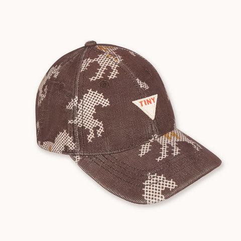 【drop2】TINYCOTTONS / タイニーコットンズ2026AW  HORSES CORDUROY CAP  キッズコーデュロイキャップ　帽子