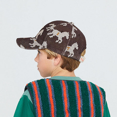 【drop2】TINYCOTTONS / タイニーコットンズ2026AW  HORSES CORDUROY CAP  キッズコーデュロイキャップ　帽子