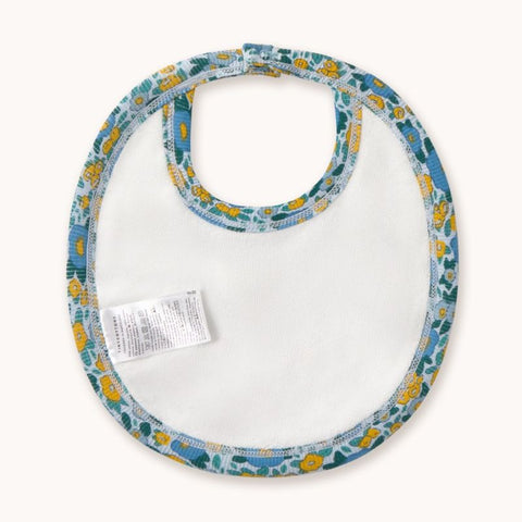 【drop1】TINYCOTTONS / タイニーコットンズ2026AW     FLOWER PATTERN RIB BIB  花柄リブスタイ