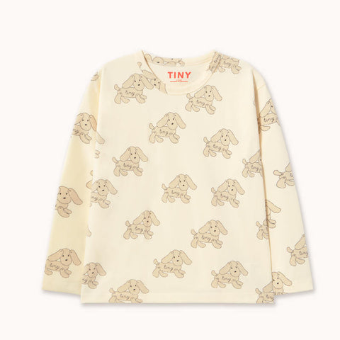 【drop2】TINYCOTTONS / タイニーコットンズ2026AW DOGS TEE キッズ長袖Tシャツ.