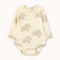 【drop2】TINYCOTTONS / タイニーコットンズ2026AW   DOGS BODY ベビー長袖ロンパース.