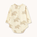 【drop2】TINYCOTTONS / タイニーコットンズ2026AW   DOGS BODY ベビー長袖ロンパース.