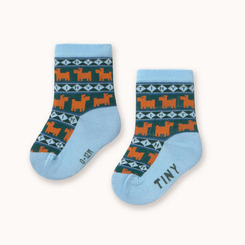 【drop1】TINYCOTTONS / タイニーコットンズ 2026AW Tiny Dogs Medium Socks ベビー・キッズソックス 靴下.