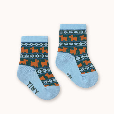 【drop1】TINYCOTTONS / タイニーコットンズ 2026AW Tiny Dogs Medium Socks ベビー・キッズソックス 靴下.