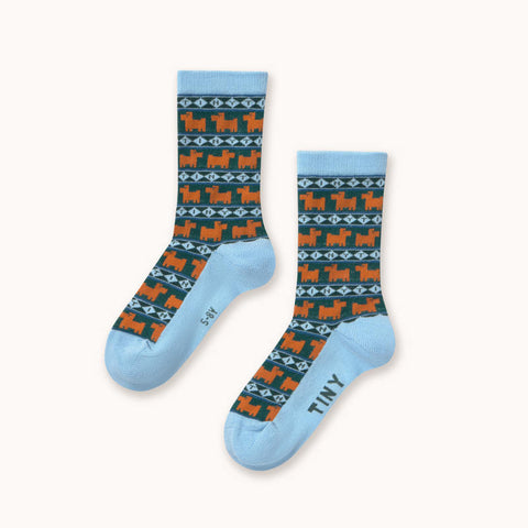 【drop1】TINYCOTTONS / タイニーコットンズ 2026AW Tiny Dogs Medium Socks ベビー・キッズソックス 靴下.