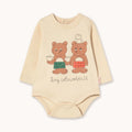 【drop2】TINYCOTTONS / タイニーコットンズ2026AW   TINY & TINY GRAPHIC BODY ベビー長袖ロンパース.