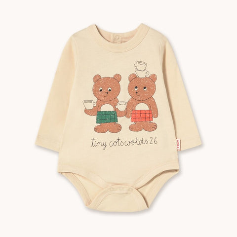 【drop2】TINYCOTTONS / タイニーコットンズ2026AW   TINY & TINY GRAPHIC BODY ベビー長袖ロンパース.
