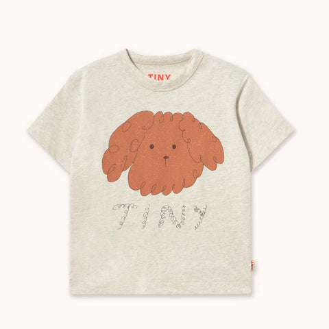 【drop2】TINYCOTTONS / タイニーコットンズ 2026AW CURLY DOG GRAPHIC TEE キッズ半袖Tシャツ