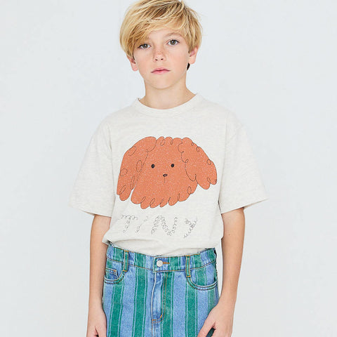 【drop2】TINYCOTTONS / タイニーコットンズ 2026AW CURLY DOG GRAPHIC TEE キッズ半袖Tシャツ