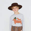 【drop1】TINYCOTTONS / タイニーコットンズ2026AW TWO DOGS GRAPHIC SLEEVE TEE キッズ長袖Tシャツ.