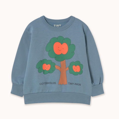 【drop1】TINYCOTTONS / タイニーコットンズ2026AW TREE GRAPHIC SWEATSHIRT  キッズスウェットシャツ.