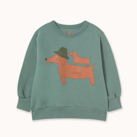 【drop1】TINYCOTTONS / タイニーコットンズ2026AW TWO DOGS GRAPHIC SWEATSHIRT  キッズスウェットシャツ.