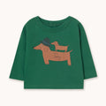 【drop2】TINYCOTTONS / タイニーコットンズ2026AW    TWO DOGS GRAPHIC BABY TEE 　ドッググラフィックベビーTシャツ.