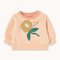 【drop2】TINYCOTTONS / タイニーコットンズ2026AW    TINY DAISY GRAPHIC BABY SWEATSHIRT デイジー柄ベビースウェットシャツ.