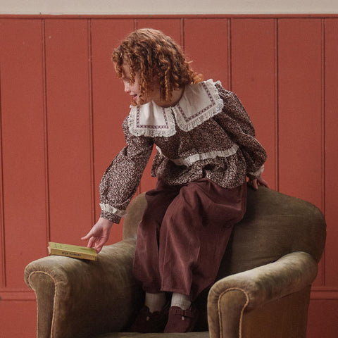 Little Cotton Clothes（リトルコットンクローズ）2025AW Alana Blouse Bracken Floral  ブラウス